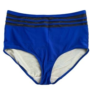 Cacique Swim Plus Bottoms‎ High Waist Size 20 Royal Blue